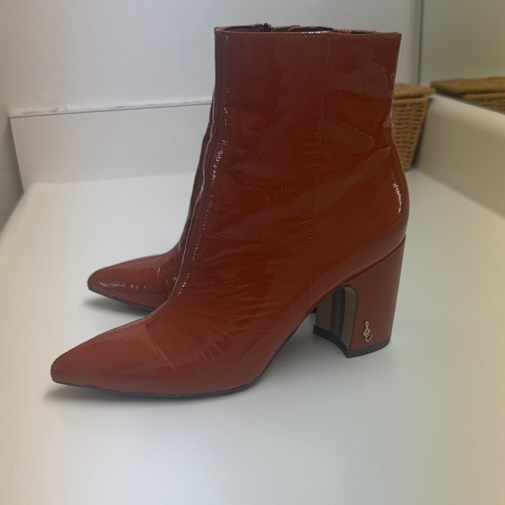 Sam Edelman Elegant Brown Ankle Boots Size 6